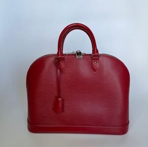 LOUIS VUITTON | ALMA GM EPI | RED